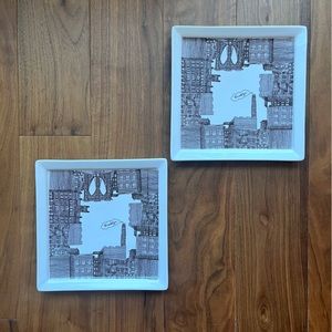 Jordan Awan Brooklyn Fishs Eddy square plates